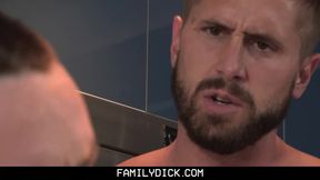 FamilyDick - Mouth-Watering Youngster Drinks his Stepdad’s Super-Steamy Jism