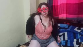 Breastfeeding my husband with my big tits full of delicious chocolate