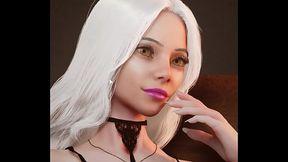 Соседка молодая модель пришла  познакомится поближе.