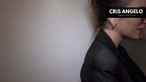 kyara nyx and cris angelo - piss after work