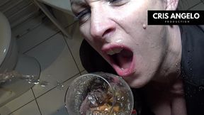 kyara nyx and cris angelo - piss after work