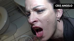 kyara nyx and cris angelo - piss after work