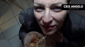 kyara nyx and cris angelo - piss after work