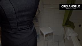 kyara nyx and cris angelo - piss after work