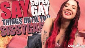 Say Super-Gay Things Until You Sissygasm (HD MP4)