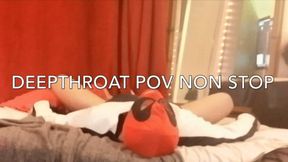 NO MERCY DEEPTHROAT POV SHEMALE FETISHTRANSEXUAL HARDCORE ON SUB SLAVE COCKSUCKER