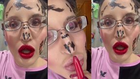 Sissy Surrender - Glasses and Lipstick Humiliation Asmr Clip by Findom Goaldigger