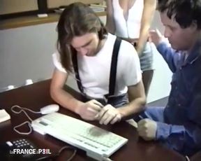 It's a Computer Class That Turns Into a Trio.