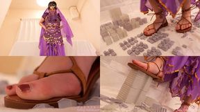 Tsukasa Nagano - Giantess lamp nymphs trample and overrun the city with their bare feet to fulfill their master&#039;s wishes part2 - MOV 1080p