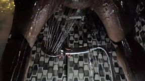 Flower Pleasure Herself in the Shower