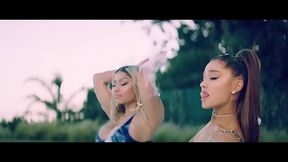 trini milf with huge butt having fun with teen on the pool