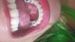 My tongue, my teeth, my lips, my mouth
