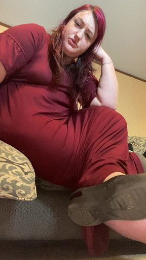 I Allow You to Cum- Countdown with Shaking of Foot in Sandal