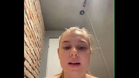 Public shower&#x1F6BF; fuck &mdash;  big dildo ass&#x1F351; action
