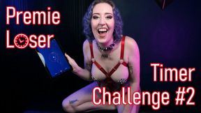 Premie Loser Timer Challenge #2 - Premature Ejaculation Humiliation Femdom POV JOI Game by Miss Faith Rae with Jerk Off Instructions and Laughing At You - HD 1080p MP4