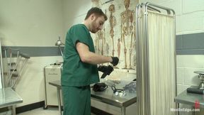 Carter West Is Medically Examined and Edged by Two Perverts