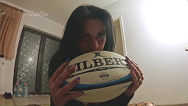 Rugby Ball Fetish Fantasy Dirty Talk, Pussy Riding and Sensual Gilbert Worship