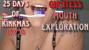 25 Days of Kinkmas Day 10: Giantess Mouth Exploration