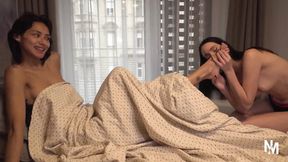 Two Sexy Chicks Worshiping Their Beautiful Feet