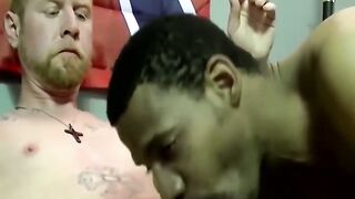 Chris Balls Dealt with a Meaty Black Sledgehammer After a Slobbery Blowjob