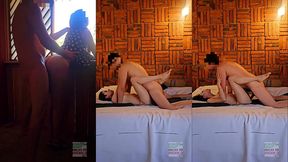 exhibicionismo; se despierta abre todas las ventanas se pasea en tanga, folla asomada para que la escuchen gemir