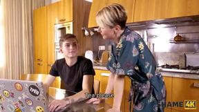 Unexpected Discoveries: Cherry Aleksa's Playful Encounter in the Kitchen