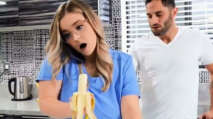 BRAZZERS-Nurse Codi Vore Is   Work But Her Bf Damon Dice