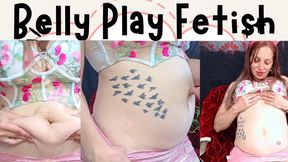 Belly Bunny Fetish Sexy Lingerie and Naughty Belly Button Fetish