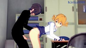 Chiaki Kanda and Kotone Ōhara intense sex. - Atsumare! Fushigi Kenkyuubu Hentai