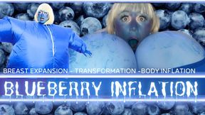 Blueberry Chewing Gum Body Inflation