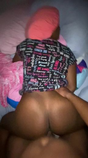 She was talking crazy so I spanked her and put that dick on her