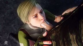 Slutty 3d Blonde Taking Care Of His Mortal Kombat Package