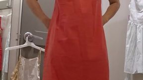 Undressing & Trying On Clothes in Public Fitting Room - Dress Try On Haul OF MILF @nephilaaranea