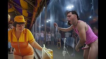 CARNIVAL SIDESHOW JERK-off CAGE 1 w/ SPECK REJK (ai)