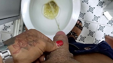 TS Angelique Monroe - Pee Compilation 2023 - 2