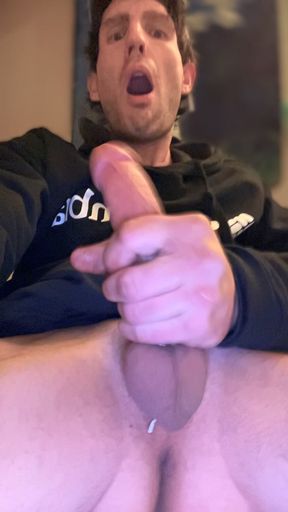 Hot beautiful dick jack off close up