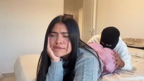 Mila Leave Her Slaves Face Smokin!