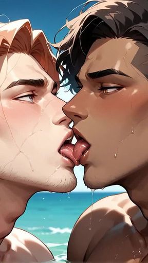 Sweating Muscles, Glory Holes, and Cum Shots Under the Red-hot Sunset Sky - Super-hot Gay Porn! Hardcore and Red Hot!