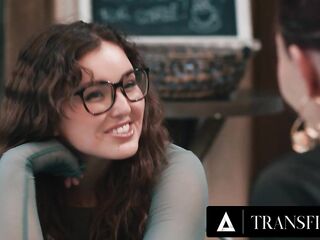 TRANSFIXED - Sexy Waitress Emma Rose Rekindles With Old Bestie Leana Lovings During After Hour