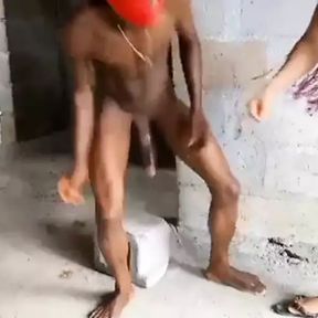 STEPMOM TRIES A BIG BLACK COCK IN A BRICK UNCOMPLETED BUILDING FOR THE FIRST TIME