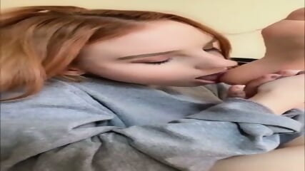 Beautiful Ginger Gently Licks Her Soles And Toes In A Solo  Kinky4Ever