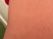 Hairy Girl Pissing After Creampie