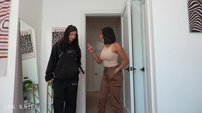 my new step-sis fucks me behind mom s back! - nicky baby