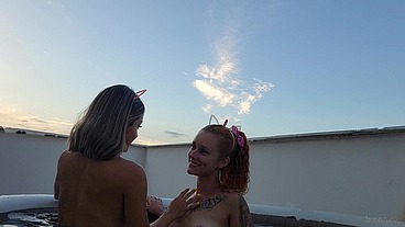 what would you do together in that bathtub?