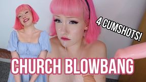 Church Blowbang Evie Rees