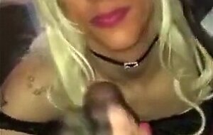 Sissy Breanne's first blowjob and BBC