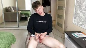 College BF cumming with You (Eye Contact) /Big dick 23cm. /Huge load/ Uncut