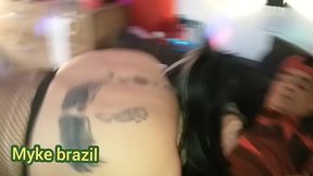 soraya carioca oficial me levou pra dormir na casa dela ela peredeu o sono entao ela foe deitar comigo e rolou muinto sex so anal