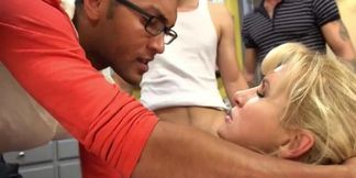 Milt gets gangbanged by multiple guys