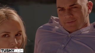 TUSHY Lena Paul Gapes With Her Friend and Sugar Daddy